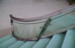 Glass Railing, Tempered Glass Railing