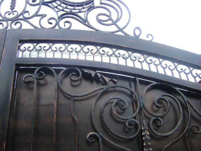 Entrance Gate in Antique Copper Finish