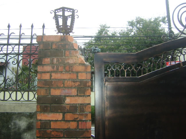 Entrance Gate in Antique Copper Finish