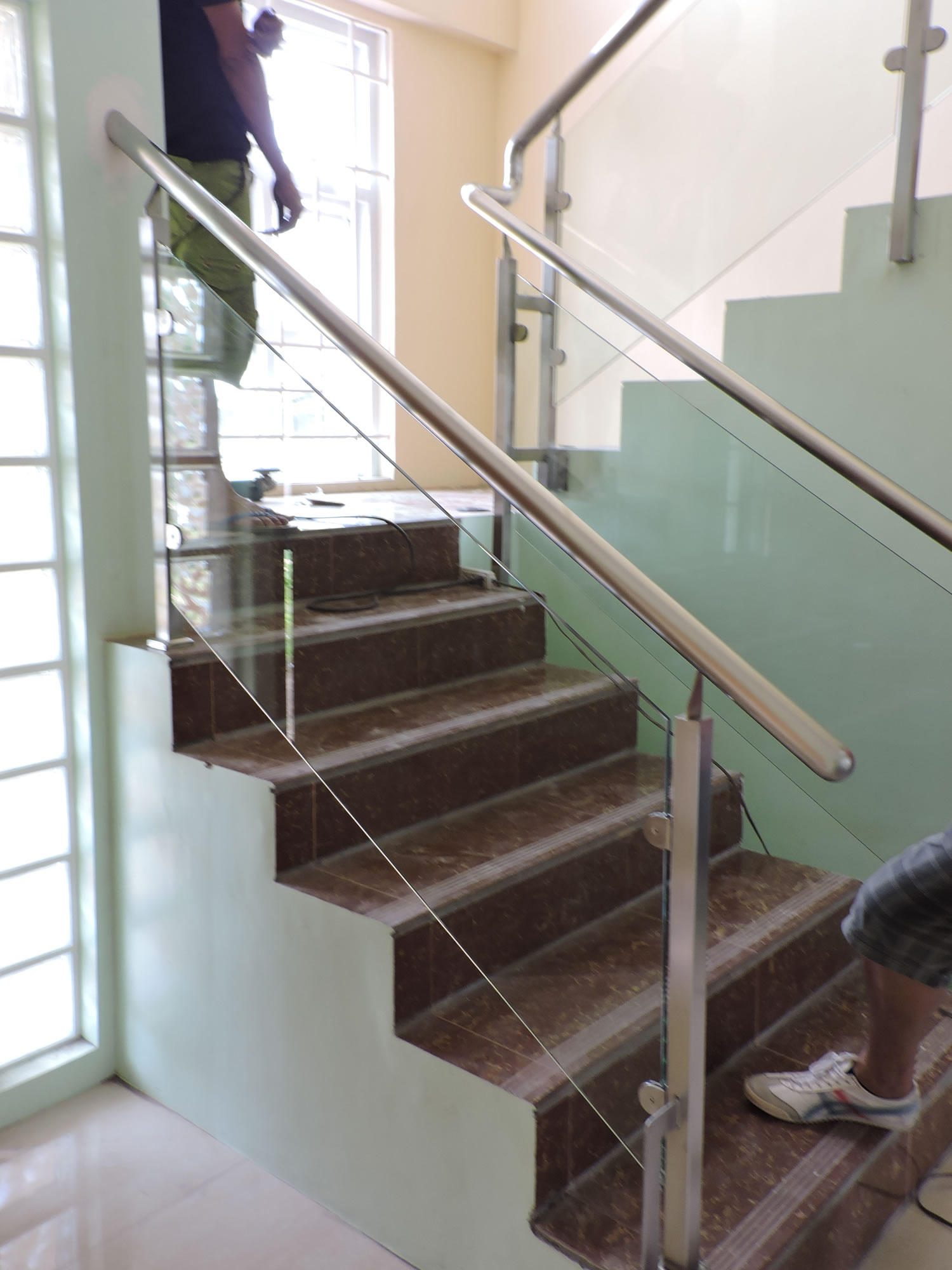 Glass Stair Railing Biocol Albay Philippines