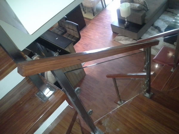 Stair Glass Clear Tempered