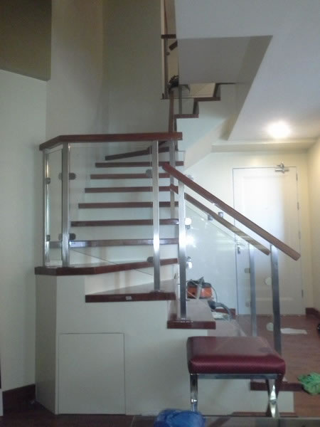 Stair Glass Clear Tempered