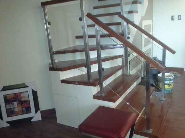 Stair Glass Clear Tempered