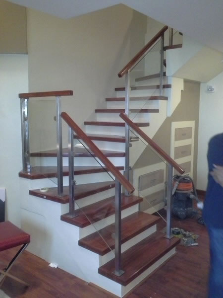 Stair Glass Clear Tempered