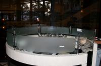 Counter Top Curved Glass with frosted Counter Top Curved Glass with frosted
